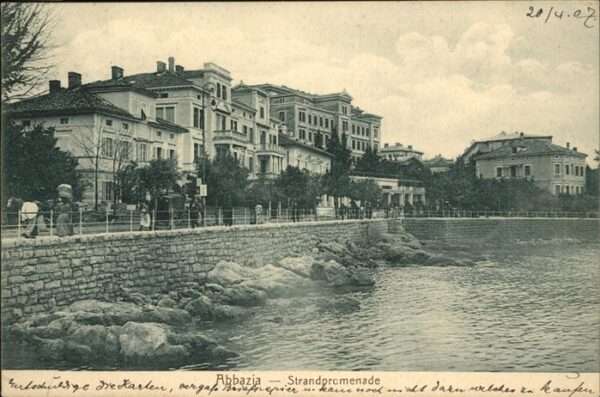 Opatija Abbazia Strandpromenade