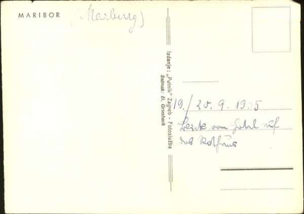 Maribor Marburg Drau Teilansicht – Bild 2