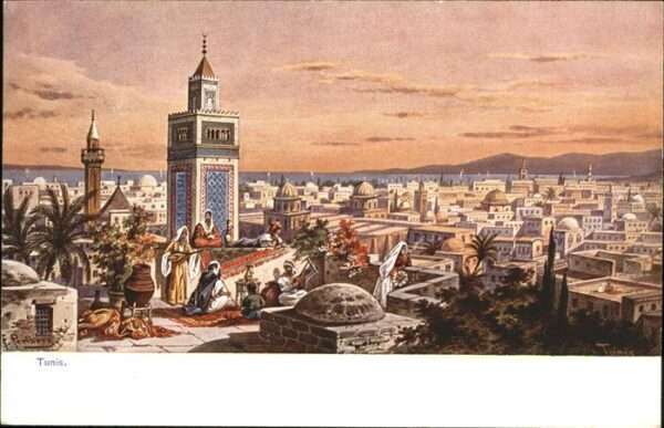 Tunis Künstler F Perlberg