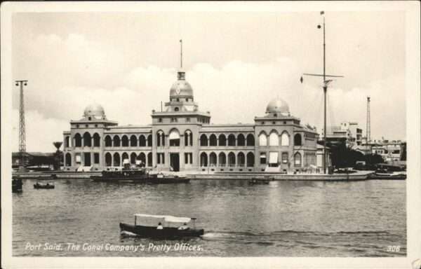 Port Said Canal Companys Pretty Offices Schiff