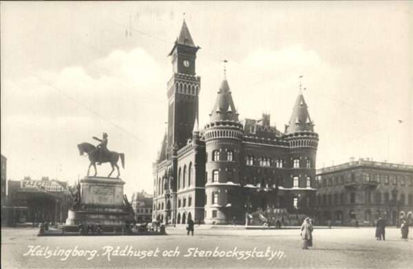 Haelsingborg Radhuset Stenbocksstatyn