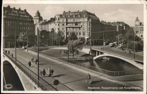 Stockholm Kungsbroarna Brücke