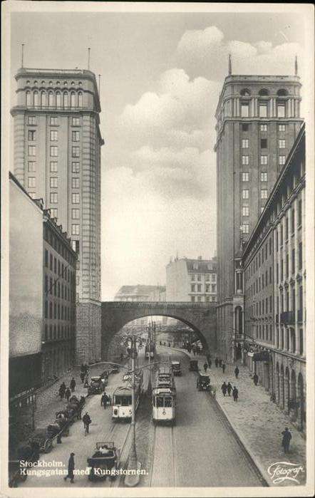 Stockholm kungstornen Strassenbahn