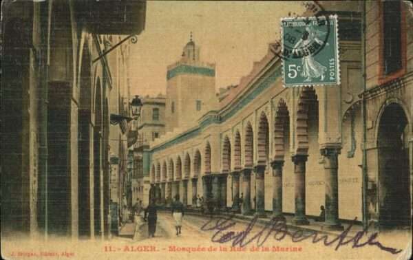 Alger Algerien Mosquee Rue Marine