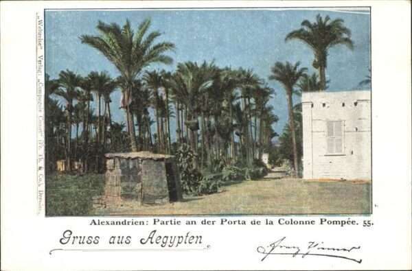 Alexandrie Alexandria Porta de la Colonne Pompee