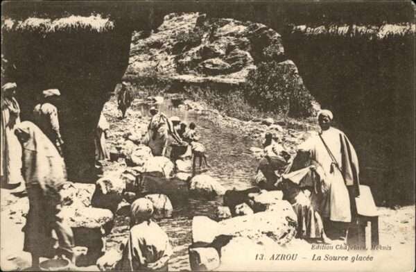 Azrou Marokko Source glacee