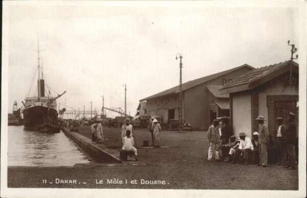 Dakar Mole Douane Schiff