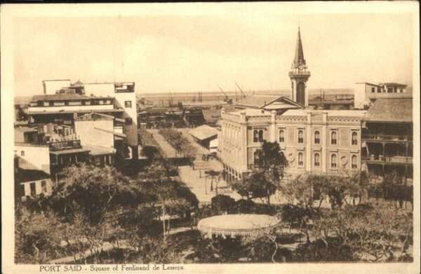 Port Said Square Ferdinand Lesseps
