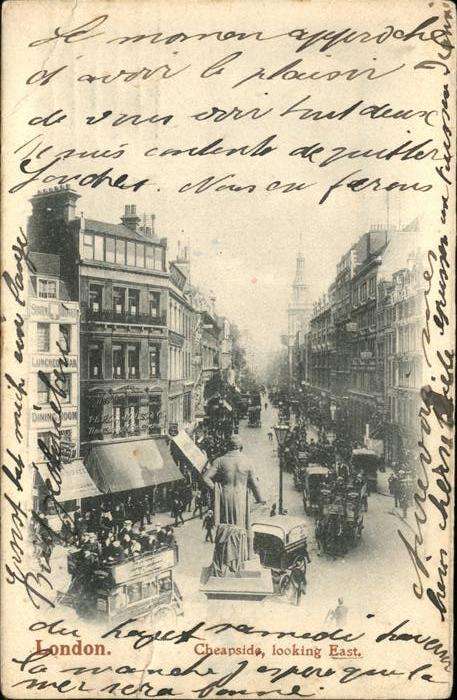 London Cheapside looking East