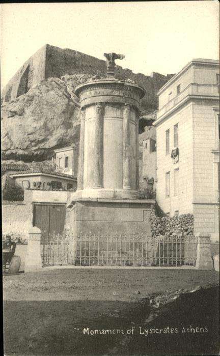 Athen Griechenland Monument of Lysicrates Athen