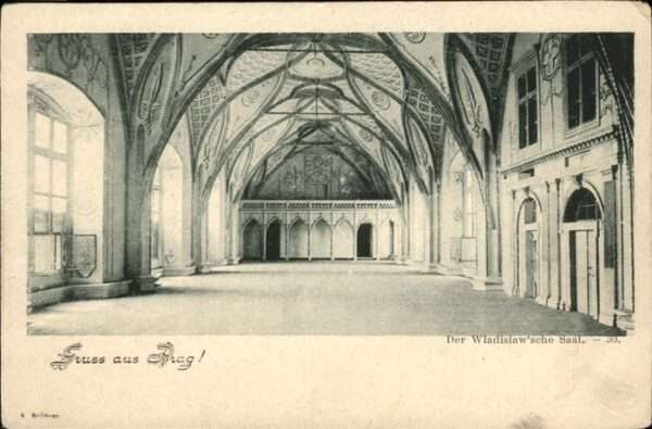 Prag Prahy Prague Wladislaw`scher Saal