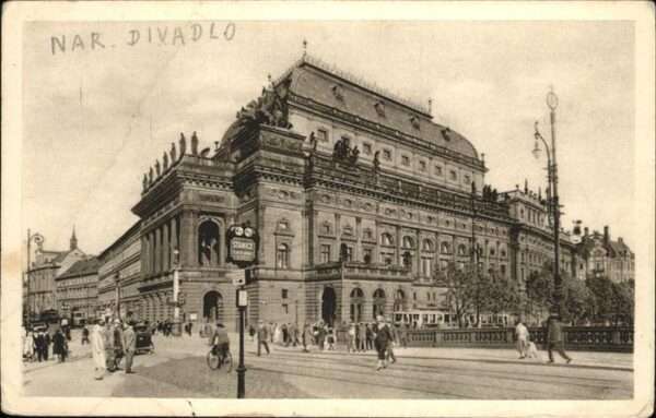 Prag Prahy Prague National-Theater