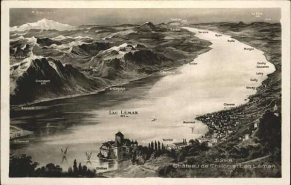 Lac Leman Genfersee Chateau de Chilon