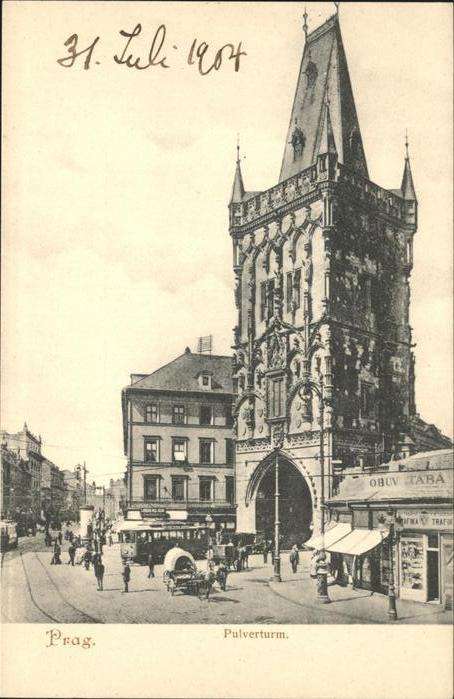 Prag Prahy Prague Pulverturm