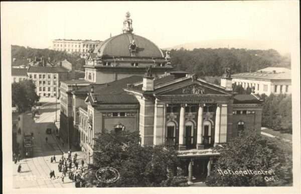 Oslo Norwegen Nationaltheater