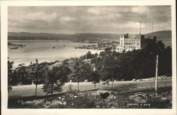 Oslo Norwegen Aussicht nach Ekberg