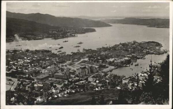 Bergen Norwegen Panorama