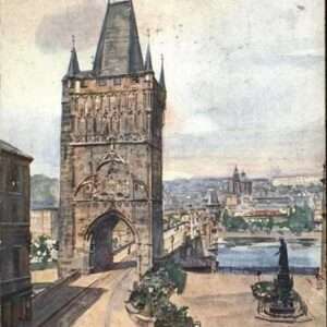 Prag Prahy Prague Altstädter Brückenturm
Aquarell