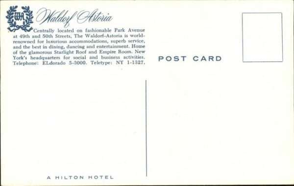 New York City Aquarell
Waldorf Astoria – Bild 2