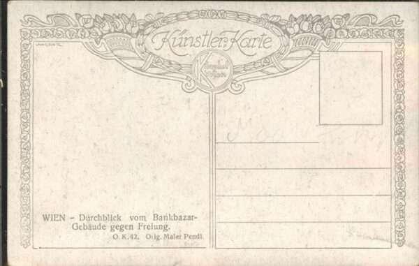 Wien Aquarell
Bankbazar-Gebäude
Freiung – Bild 2