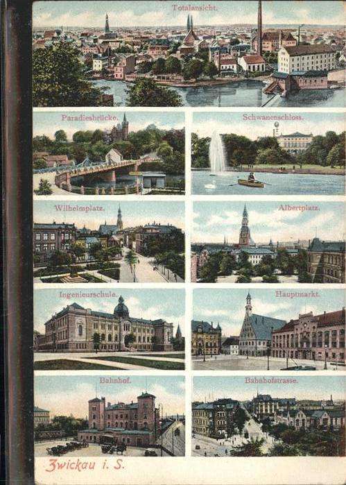 Zwickau Boehmen Paradiesbrücke
Schwanenschloss
Albert