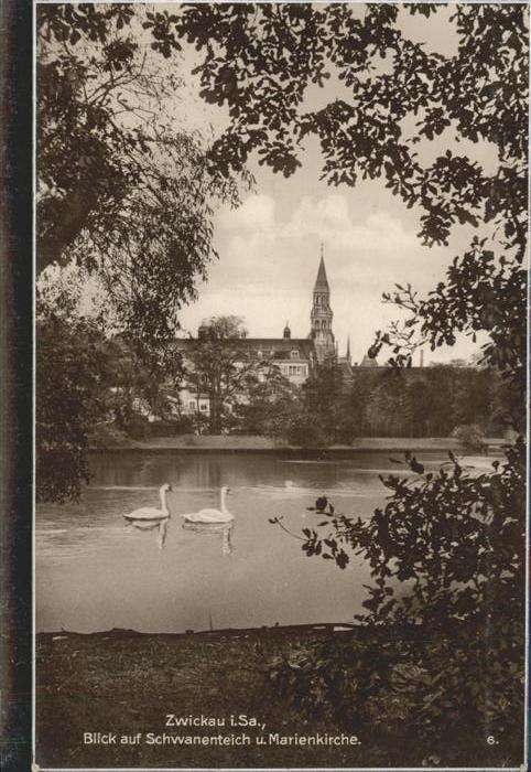 Zwickau Boehmen Schwanenteich
Marienkirche