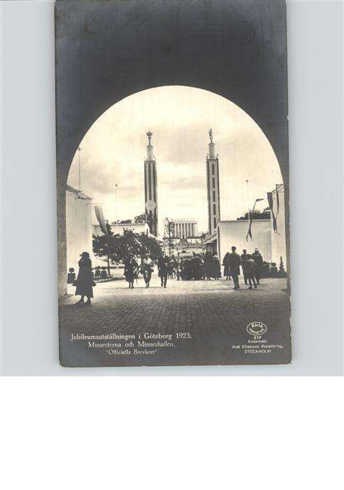 Goeteborg Jubileumsutställningen 1923
Minaretern