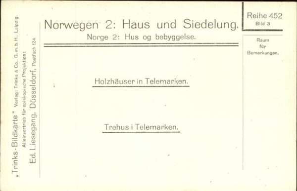 Norwegen Norge Haus und Siedlung
Holzhäuser – Bild 2
