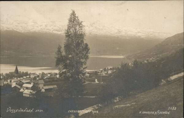 Vossevangen Voss Vangsvatnet Panorama