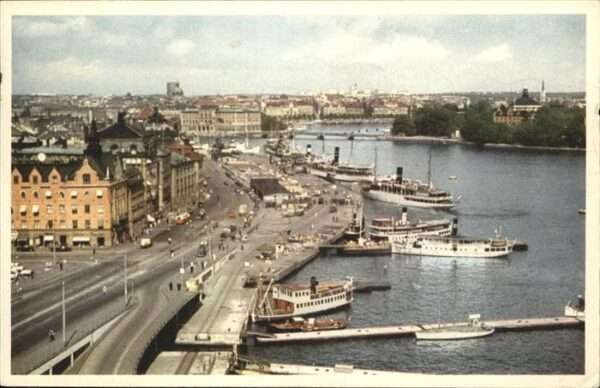 Skeppsbron Hafenpanorama