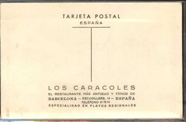 Barcelona Cataluna Restaurante Los Caracoles – Bild 2