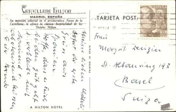 Madrid Spain Castellana Hilton – Bild 2