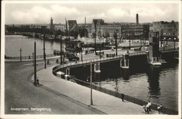 Amsterdam Niederlande Berlagebrug