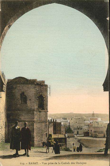 Rabat Marokko Casbah Oudayas Esel