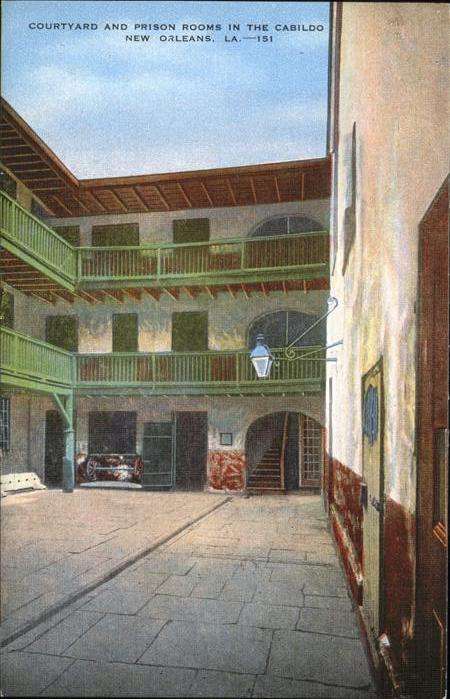 New Orleans Louisiana Courtyard Prison Rooms
