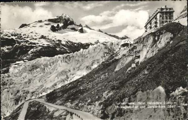 Furka Hotel Belevedere Rhonegletscher Gersten
