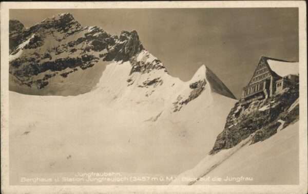 Jungfraubahn Berghaus Station Jungfraujoch