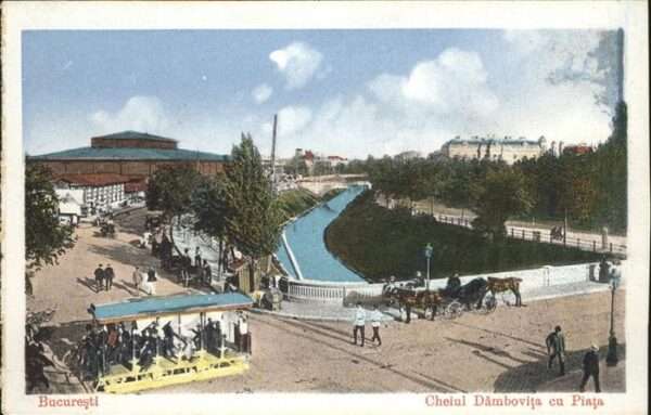 Bucuresti Cheiul Dämbovita cu Piata Kutsche