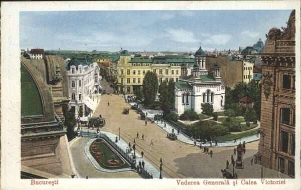 Bucuresti Vederea Generala Calea Victoriei Kutsch
