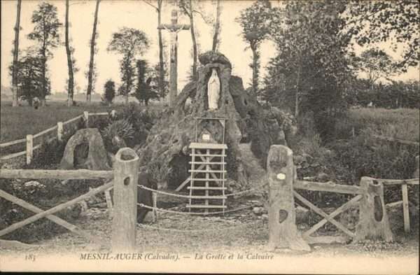 Mesnil-Auger Grotte Calvaire