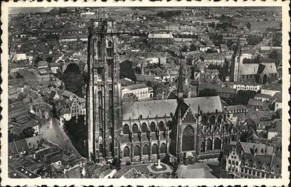 Mechelen Malines Malines Fliegeraufnahme