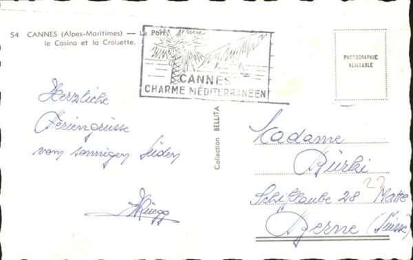 Cannes Alpes-Maritimes Casino Croisette Schiff – Bild 2