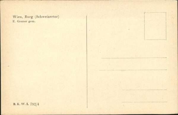 Wien Burg Schweizertor Künstler e Graner – Bild 2