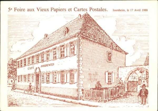 Issenheim Haut Rhin Alsace Cafe Joseph Wild