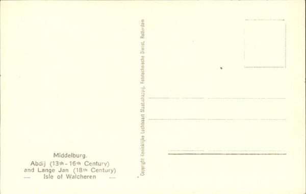 Middelburg Zeeland Adbij met Lange Jan Fliegeraufnahme – Bild 2