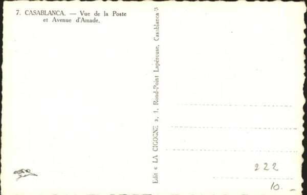 Casablanca Poste Avenue Amade – Bild 2