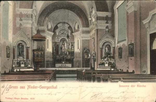 Nieder-Georgenthal inneres Kirche