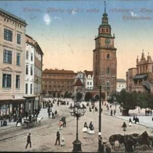 Krakow Krakau Rathausturm Kutsche