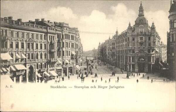 Stockholm Stureplan Birger Jarlsgatan