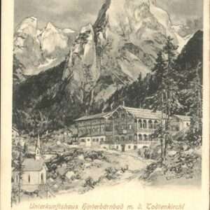 Hinterbaernbad Unterkunftshaus Todtenkirchl